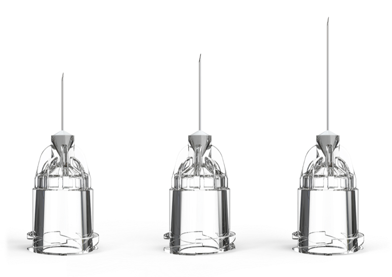 STERiJECT needles in three lengths