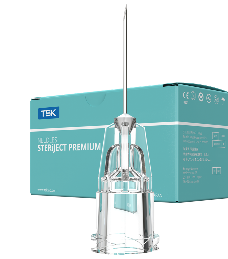 HPC Advanced Hub needle and STERiJECT packaging