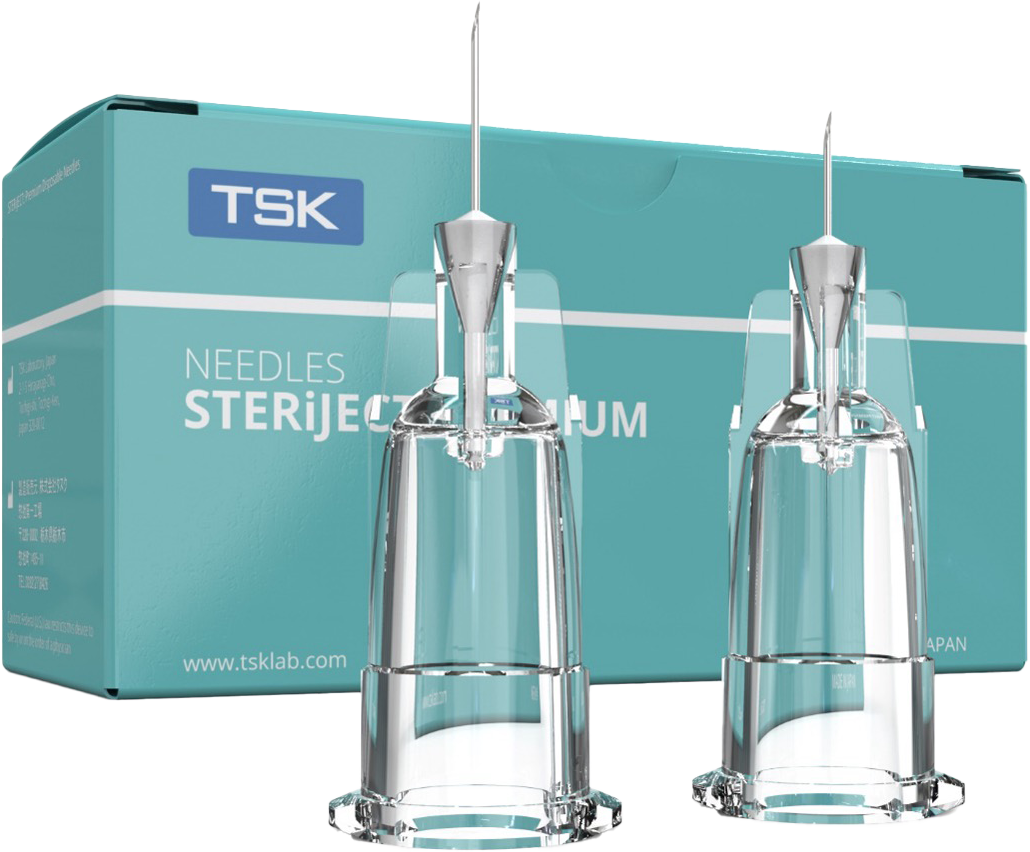 PRE Regular Hub needle configurations and STERiJECT packaging